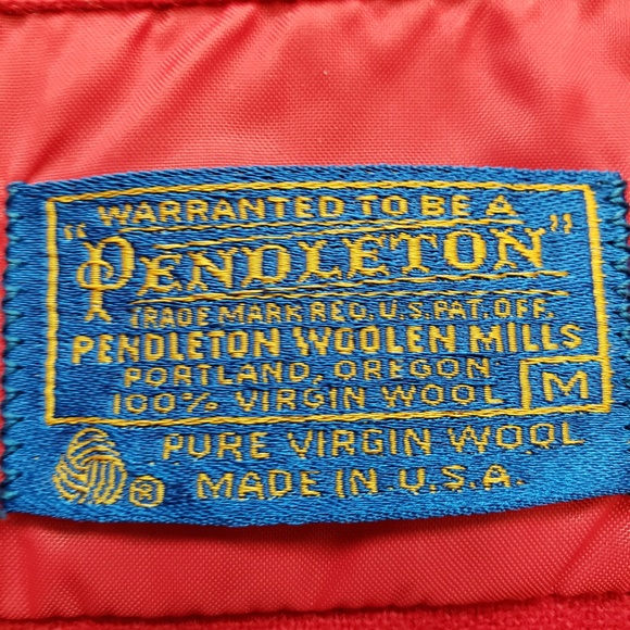 Vintage Pendleton Red Wool Shirt - Picture 3 of 4